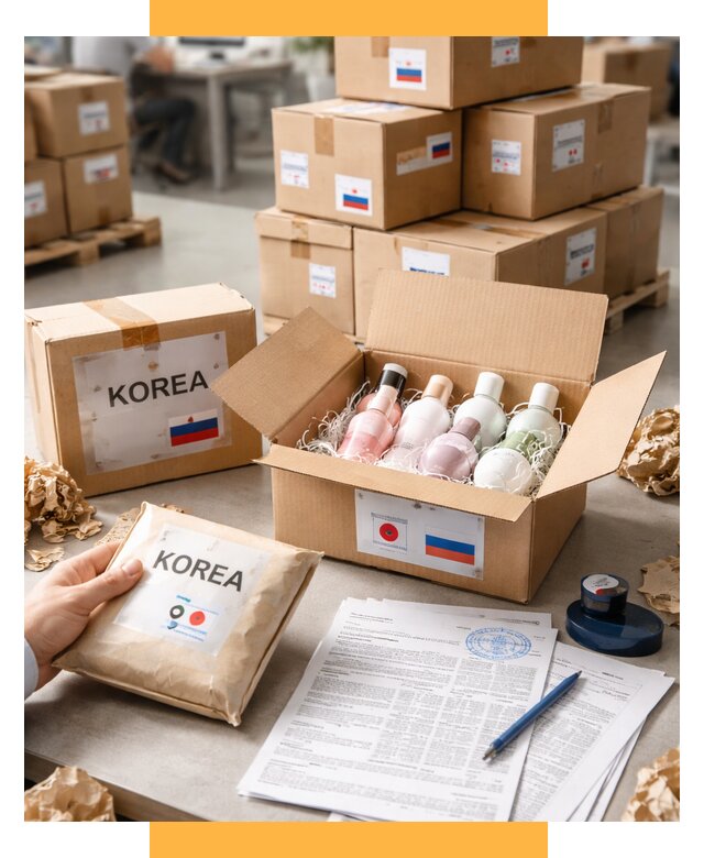 Доставка косметики из Кореи от 9290 р. под ключ | СетСервис-Кнс