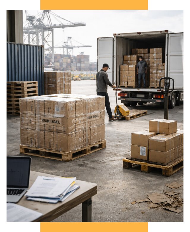 Доставка грузов из Израиля от 16394 р., логистика от СетСервис-Кнс