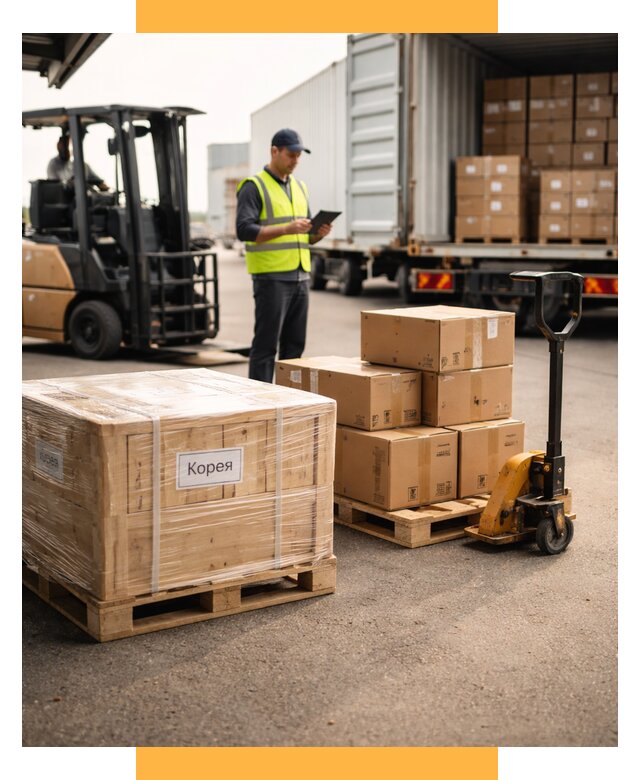 Доставка грузов в Корею из России от 38252 р. | СетСервис-Кнс
