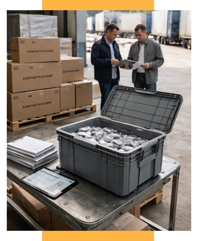 Перевозка комплектующих из Китая от 7104 р. | СетСервис-Кнс