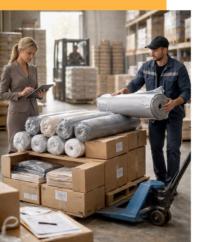 Перевозка текстиля по миру от 16394 руб. с таможней и страхованием