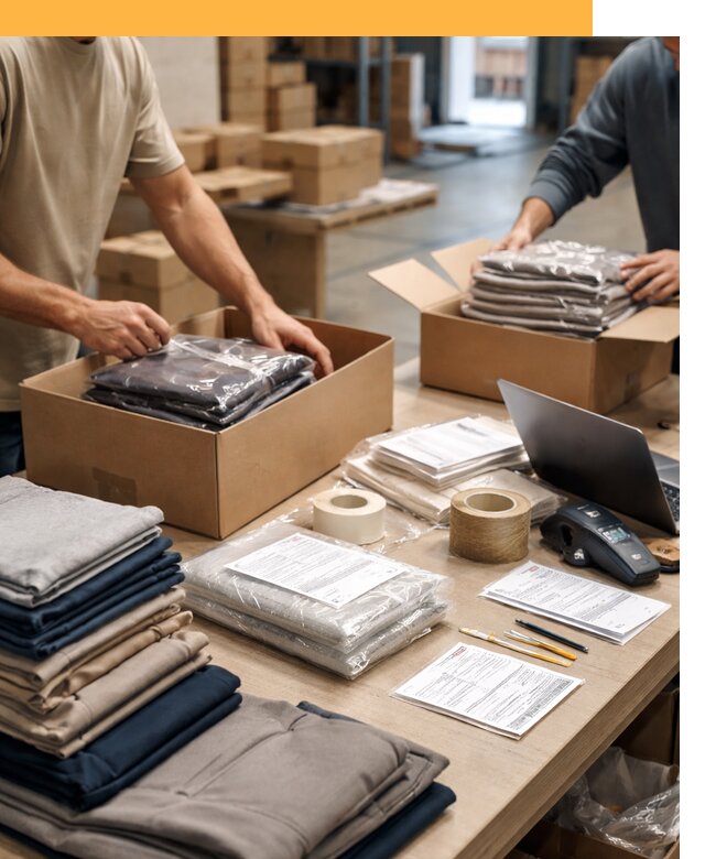 Перевозка одежды по миру от 8197 руб. с таможенным оформлением