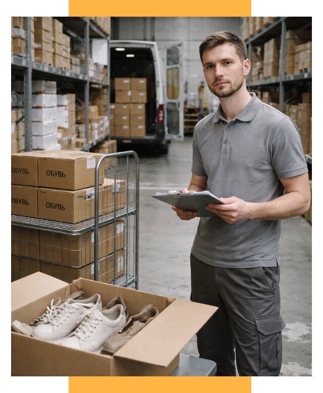 Доставка обуви из Китая и Турции от 4918 р. СетСервис-Кнс