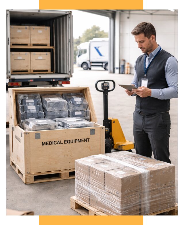 Перевозка медицинского оборудования от 16394 р. в СетСервис-Кнс