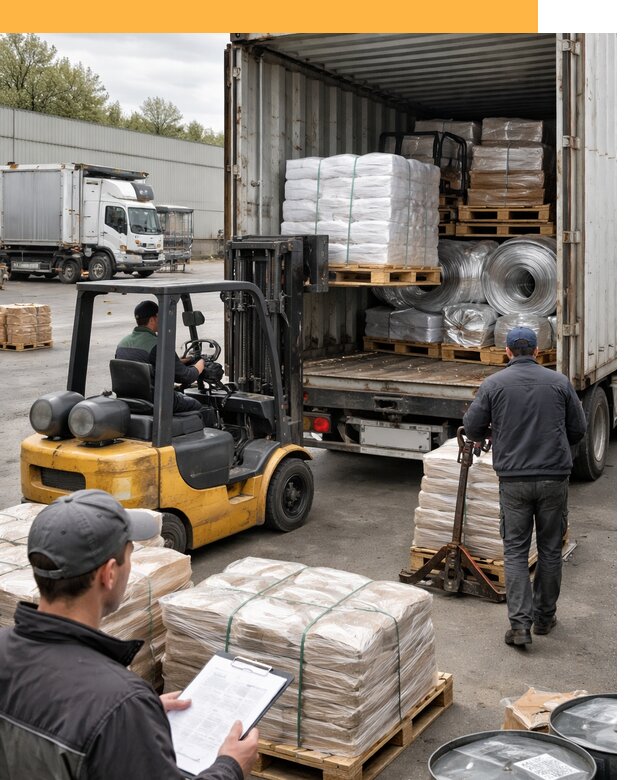 Международная перевозка сырья для производства от 7104 руб