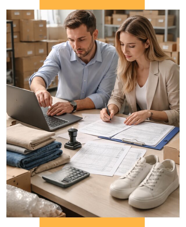Таможенное оформление одежды и обуви от 7104 р. | СетСервис-Кнс