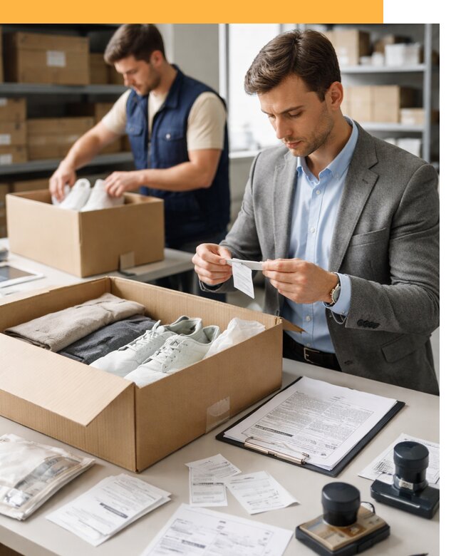 Таможенное оформление одежды и обуви по выгодной цене от 7104 руб