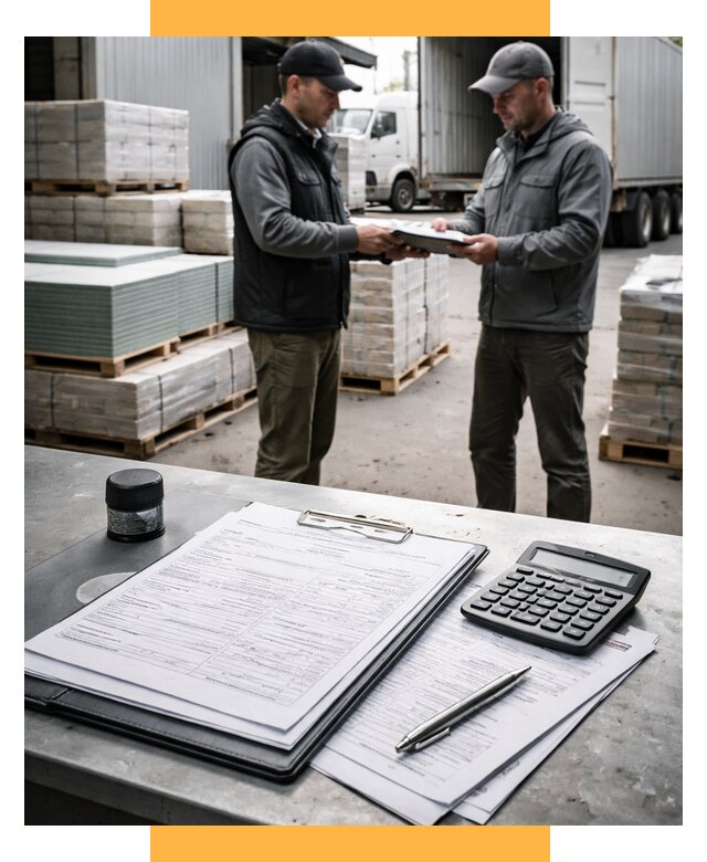 Таможенное оформление стройматериалов от 9290 р. | СетСервис-Кнс