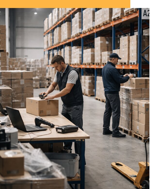 Склад консолидации в Европе: хранение, сортировка от 7104